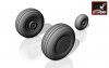 Armory Models AW72302 A-20C Boston wheels, mid 1/72